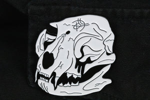 Cat Skull Pin