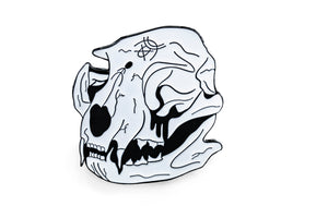 Cat Skull Pin